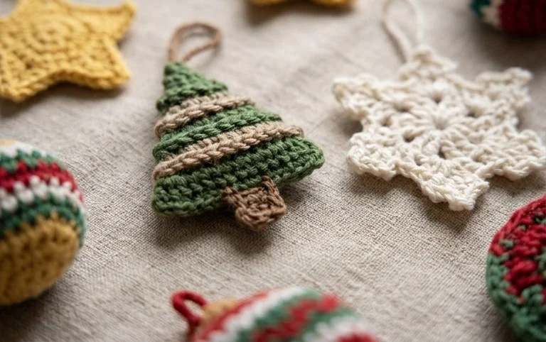 Christmas Tree Ornaments Free Crochet Patterns