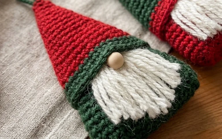 Crochet Christmas Gnome Decorations Pattern For The Holiday Season