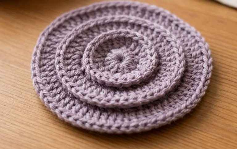 How to Make a Spiral Crochet Flower Applique in 2026!