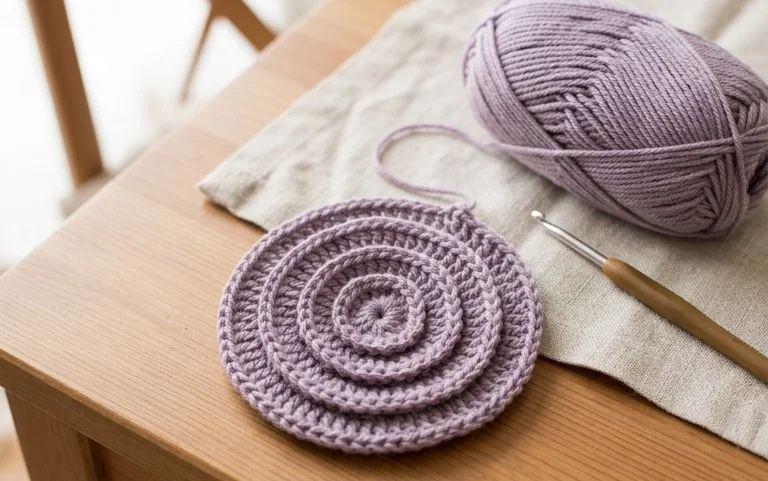 How to Make a Spiral Crochet Flower Applique in 2026!